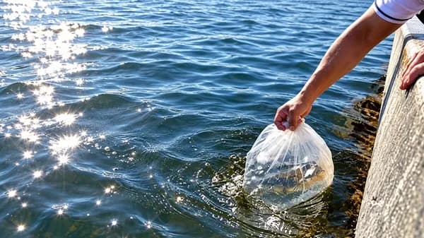 Recuperación de la Laguna Chasicó: siembra de 100 mil pejerreyes