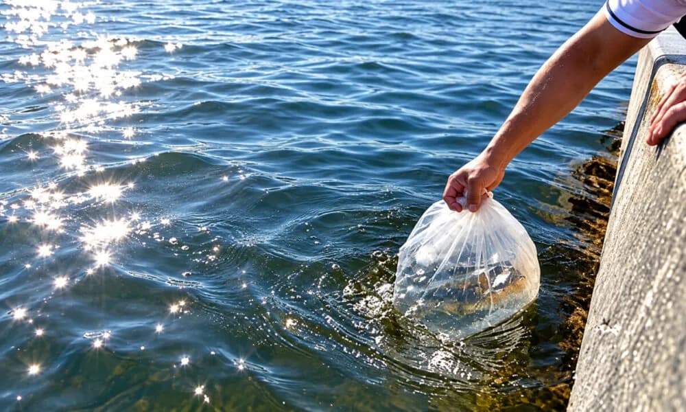 Villarino inicia siembra de pejerreyes en la laguna Chasicó para recuperar la pesca