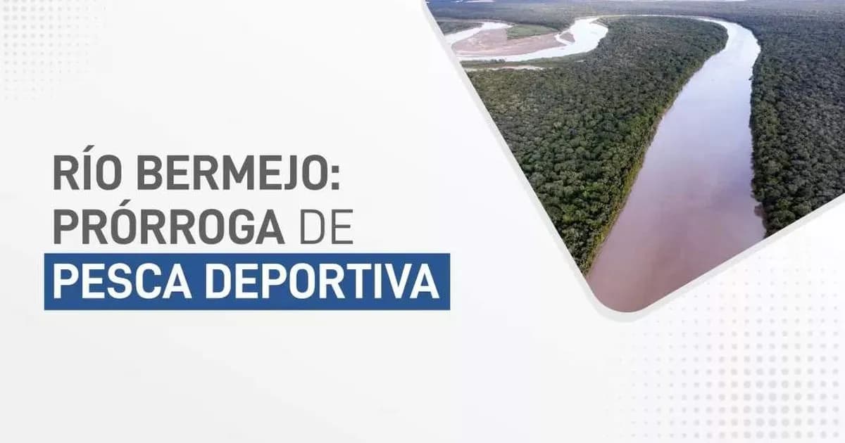 Pesca deportiva con devolución en el río Bermejo hasta noviembre de 2026