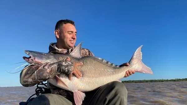 Pesca de Patí en Pueblo Esther