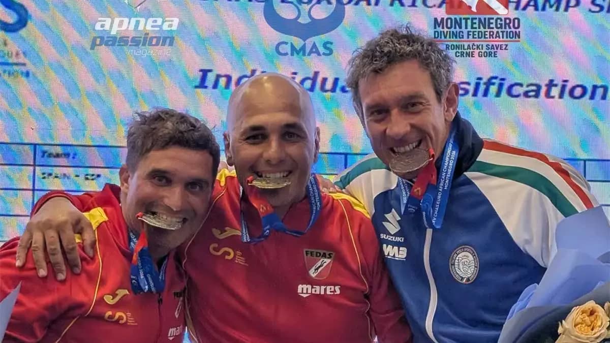 Óscar Hidalgo se corona campeón euroafricano de pesca submarina