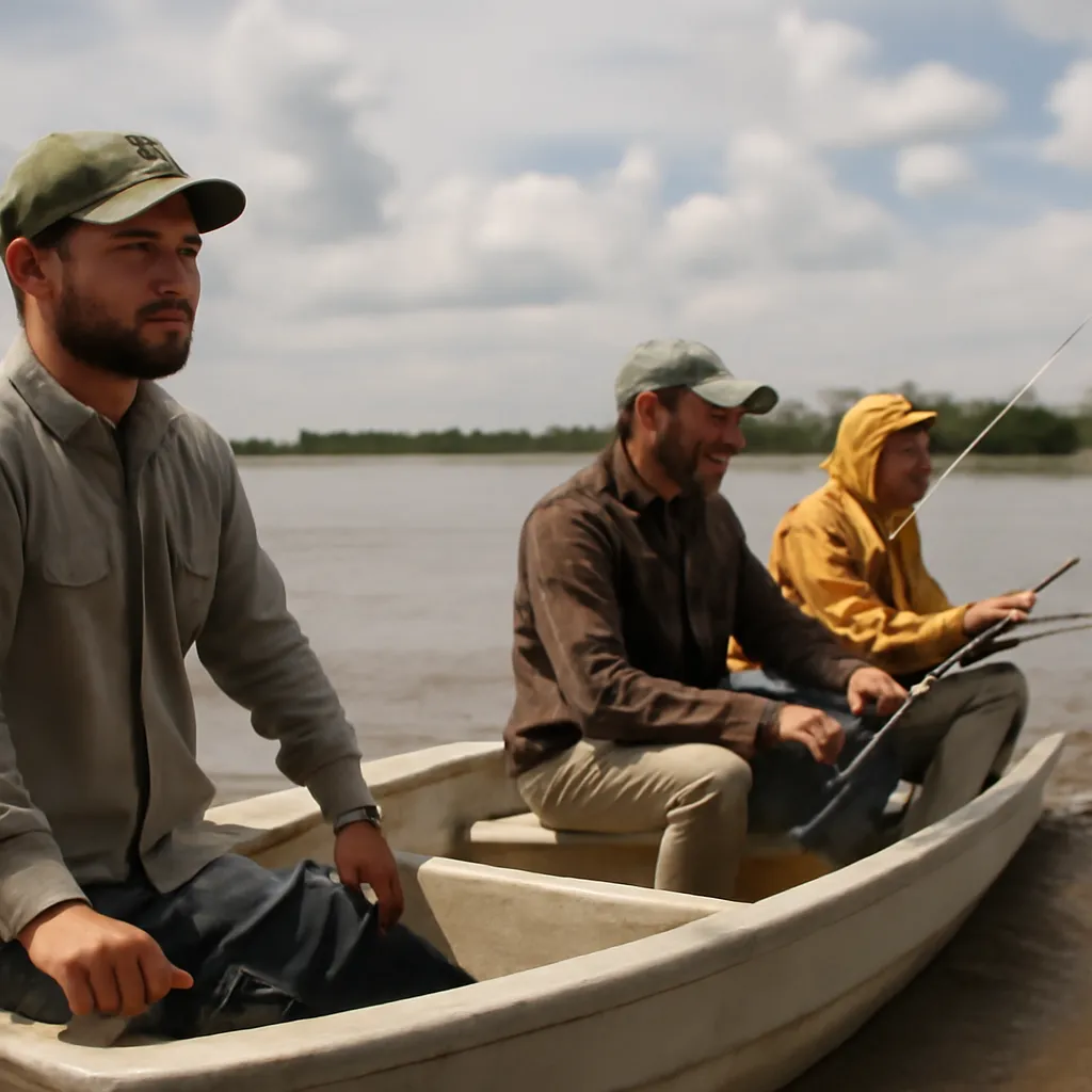 Pesca de Patí en Pueblo Esther