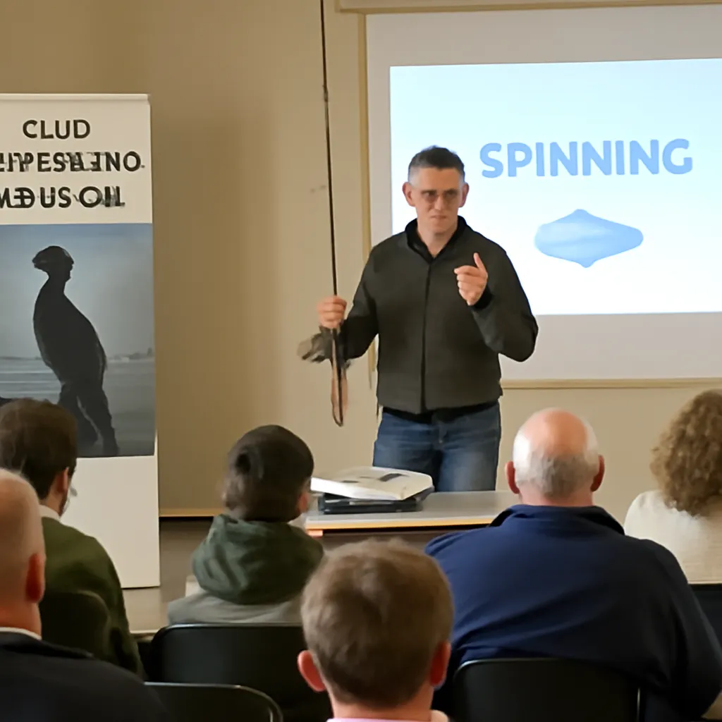 Charla sobre spinning organizada por el Club Cormoráns de Arousa